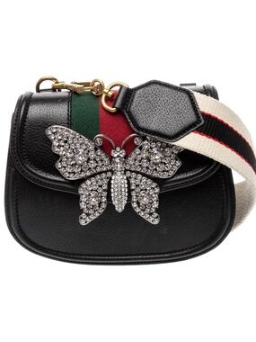 Gucci Crystal Butterfly Crossbody Bag